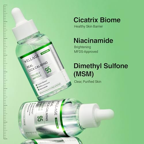 Calming Cica Face Serum - Soothing Trouble Skin Relief, 1.69 fl oz