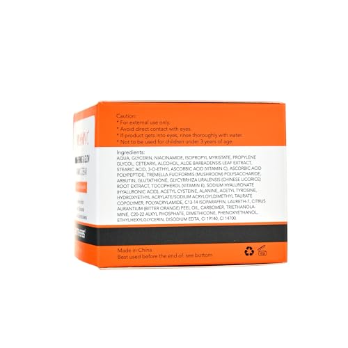 Vitamin C Face Moisturizer for Dry & Dull Skin - Day & Night Hydrating Cream