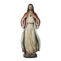 Full Color Sacred Heart of Jesus Statue - 16.7 Inch Religious Sculpture for Home & Worship