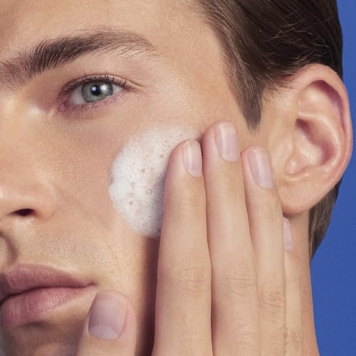 Men's Facial Cleanser with Biotech Plankton - Gentle Daily Gel for Normal Skin