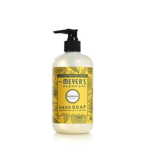Mrs. MEYER'S CLEAN DAY Liquid Hand Soap Scent, 12.5 Fl Oz (Pack of 6) (Dandelion)