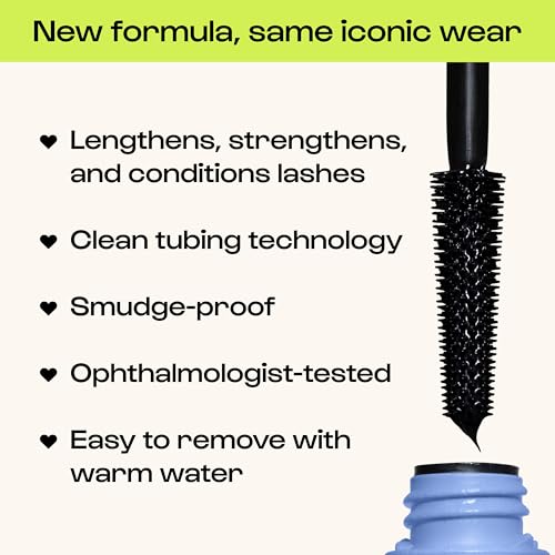 Waterproof Tubing Mascara - Full Size Black 8 mL - Lengthening & Lash Defining