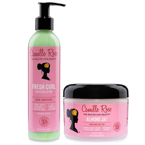 Curl Styling Cream & Twisting Butter Duo for Curly Hair - 8 Oz Each