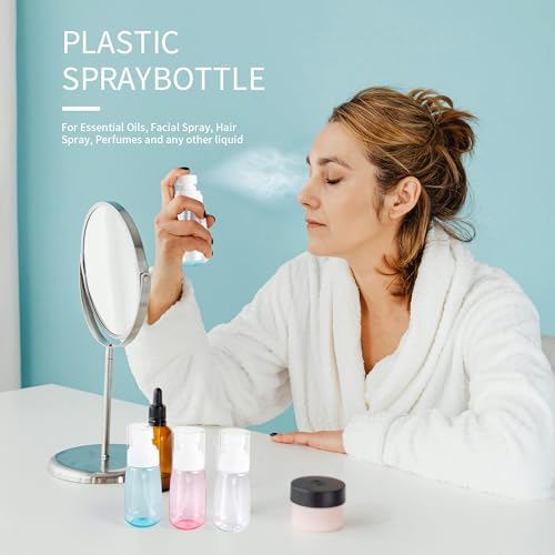 27 Pcs Travel Spray Bottles Set - 2oz Leak Proof Refillable Mist Containers – Mix-3