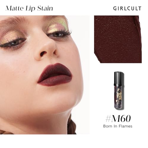 GIRLCULT 5-in-1 Makeup Gift Set ? Playful All-in-One Makeup Kit with Eyeshadow Quad, Cream Blush, Matte Lip Stains & Hand Mirror, Pigmented & Blendable, Valentine¡¯s Day & Holiday Beauty Gift