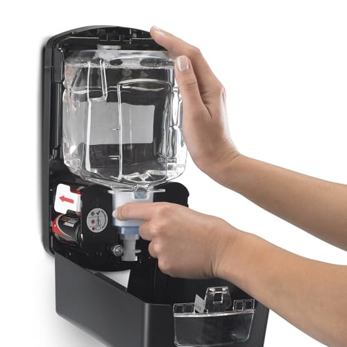 Foam Hand Soap Dispenser Touchless Chrome/Black 1200mL GOJO LTX-12