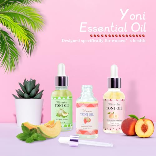 Yoni Oil for Women Set of 9 - Natural Feminine Oil Deodorant & Moisturizer