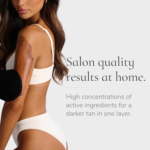 Loving Tan Deluxe Self Tanning Bronzing Mousse, Ultra Dark - Streak Free, Professional Quality Sunless Tanning - Up to 5 Self Tanner Applications per Bottle, Cruelty Free - 4 FL Oz