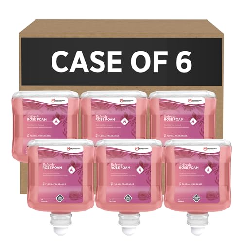 Refill Pack of 6 x 1L Enchanted Rose Foam Hand Soap - Skin Moisturizer & Eco-Friendly