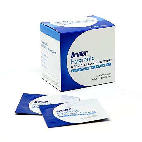 Eyelid Cleansing Wipes Pack of 2 - Rinse-Free Exfoliating & Oil Removal