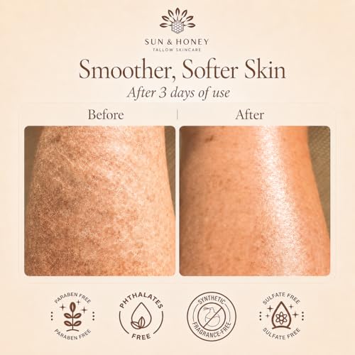 Beef Tallow Face Moisturizer with Castor Oil & Jojoba - Hydrating Natural Skincare