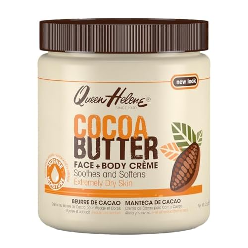 Queen Helene Cocoa Butter Creme ? Extra Rich Moisturizing Cream that Softens, Nourishes & Restores Dry Skin Comfort | 15 oz | Pack of 4