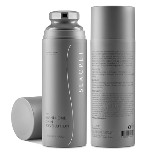 Men's All-in-One Face Moisturizer & Aftershave - Hydrating, Anti-Aging, Sensitive Skin