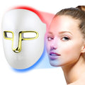 Red & Blue LED Face Mask for Light Therapy - Anti-Aging & Blemish Treatment
