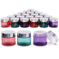 24Pack 2 oz Small Glass Jars with Lids, 2oz Travel Jars with Inner Liners,2 Ounce Travel Containers for Toiletries Cosmetics Containers,Cream Lotion,Body Scrub (24 Pack (2oz))