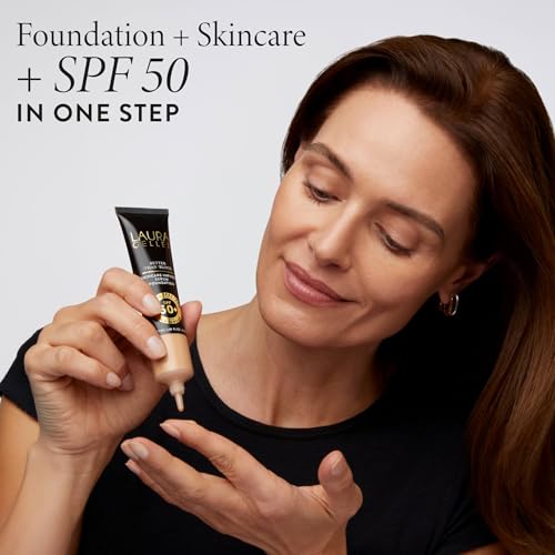 Laura Geller Better Than Block Foundation SPF 50+ - Golden Medium, Skincare & Makeup