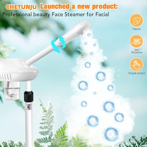Facial Steamer Extra Large FT-01 - Professional Face Humidifier & Pore Cleaner