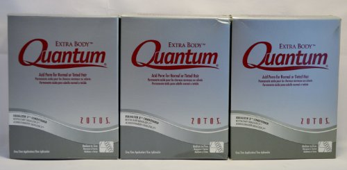 Quantum Extra Body Acid Perm Solution 3 Pack for Hair Perming
