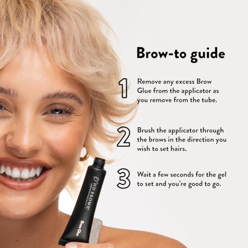 Brow Gel with All-Day Hold and Waterproof Formula - Natural, Vegan Brow Styling