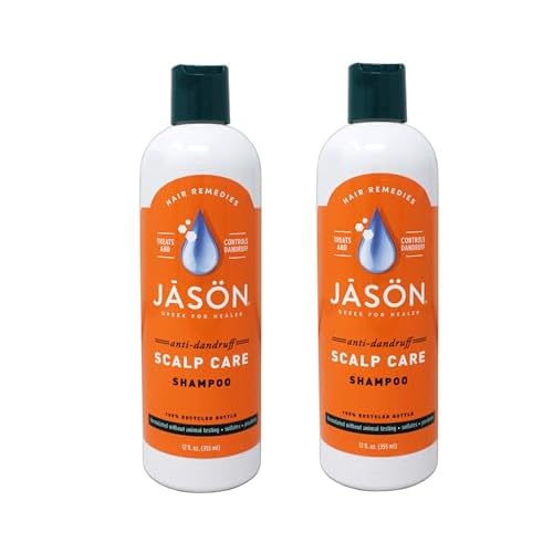 Jason Dandruff Relief Treatment Shampoo 12 oz (Pack of 2)