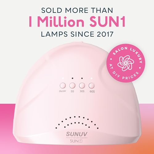 SUNUV Pink UV Nail Dryer, Hema-Free Gel Polish Kit, 16 Color Gel Polish Set