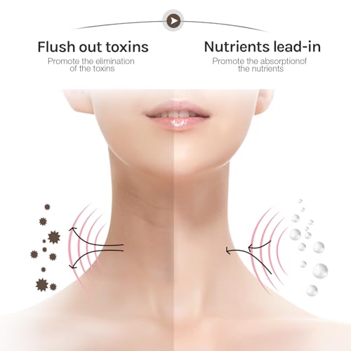 Ms.W White 3-in-1 Red Light Facial Massager for Face & Neck – LED, Thermal & Vibration