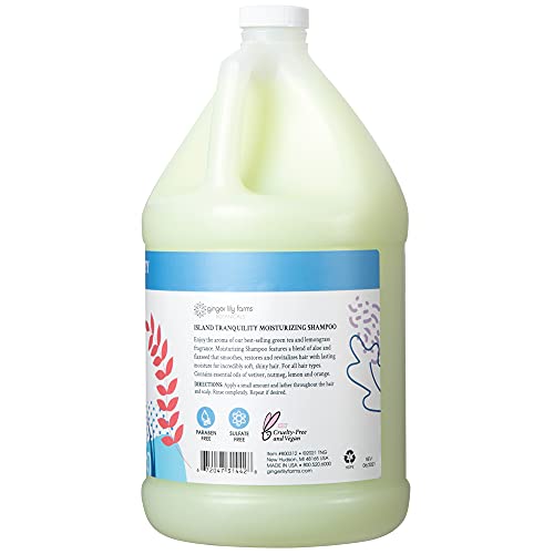Ginger Lily Farms Island Tranquility Body Wash Shampoo Conditioner Bundle 1 Gallon