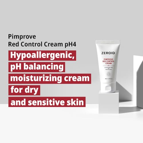 ZEROID Pimprove Red Control Cream - pH Balancing Moisturizer for Sensitive Skin
