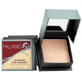 Palladio Pressed Rice Powder, Face Mattifying Setting Powder, Oil Absorbing, Poreless Makeup Foundation Perfecting, Facial Blotting Compact with Mirror, Includes Sponge, Translucent