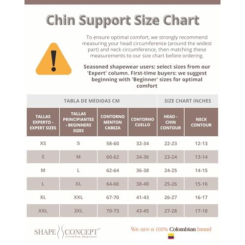 Shape Concept Chin Strap Support Band Neck Bandage Face Lifting Slimmer Chin Lift Facial Compression