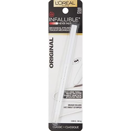 L'Oreal Paris Infallible Never Fail Eyeliner, White 0.008 oz