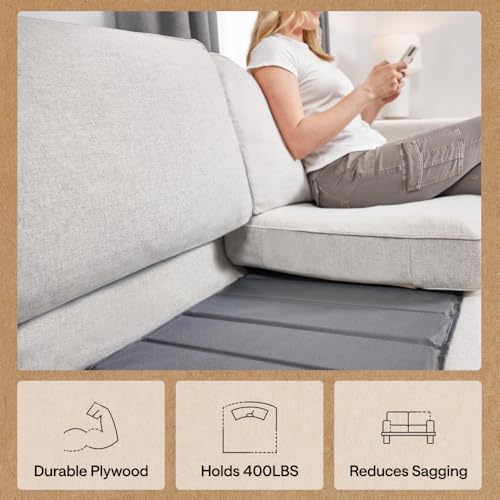 GORILLA GRIP Grey Couch Cushion Support Board 24x90 for Sagging Sofas – XL Oversized