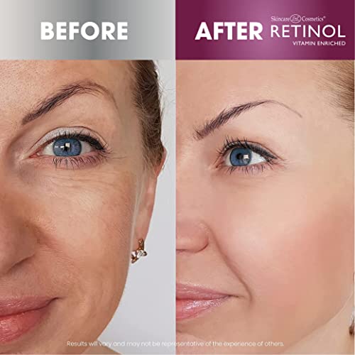 Retinol Anti-Aging Gel Cleanser - Gently Cleans Impurities From Pores & Exfoliates for Soft, Smooth Skin Eye Gel - Reduces Puffiness & Dark Circles, Restores Elasticity