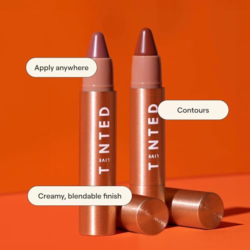 Live Tinted Huestick Creamy, Eye, Lip, and Cheek Multistick Duo: includes Huestick in True and Huestick in Found, 2-piece set