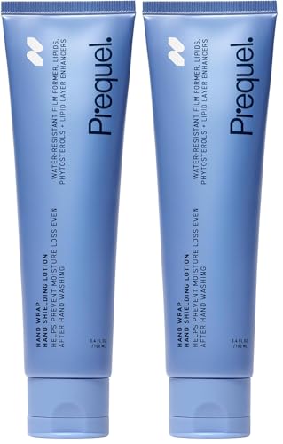 Prequel Skin Hand Wrap - Moisturizing Hand Cream for Dry, Cracked Hands - Pack of 2, 3.4oz Each