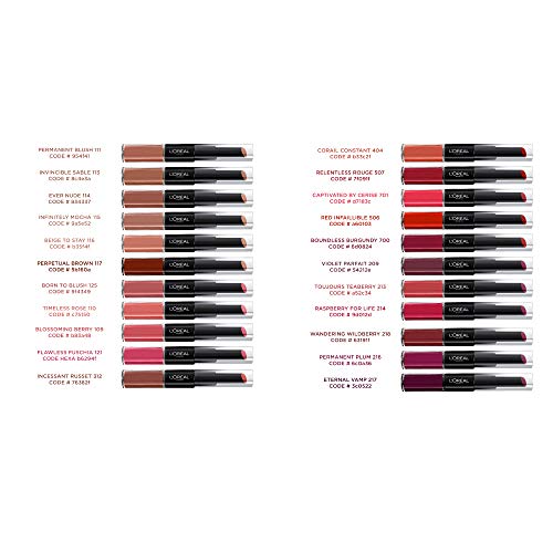 Lipstick with High-Intensity Color - Cherry Noir - 24HR Longwear Lip Color
