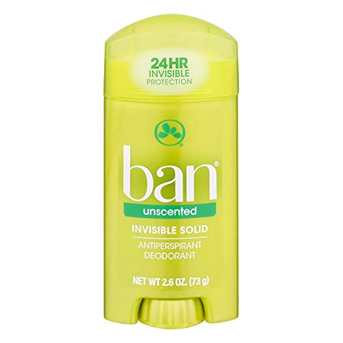 Ban Unscented Anti-Perspirant Deodorant Stick 2.6 oz Pack of 4 - Sensitive Skin