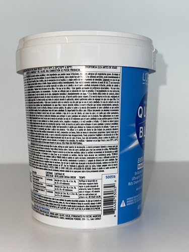 L'OREAL TECHNIQUE Quick Blue High Performance Bleach | Professional Hair Bleaching Powder | No Drip Formula | Extra Strength Lightening Action Lifts Up To 7 Levels | Single Application | 1 Pound