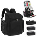 Hairstylist Traveling Bag, Large Capacity Barber Travel Backpack, Hairdresser Bag with Adjustable Dividers, Hair Tools Travel Case, Professional Cosmetology Bags for Supplies, Hair Stylist Must Haves