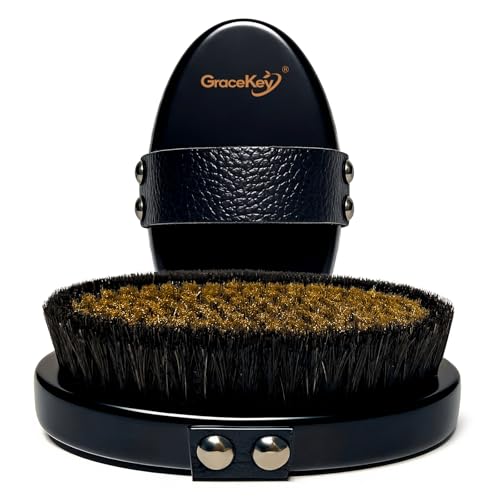 Ionic Copper Dry Brush for Cellulite and Lymphatic Drainage - Skin Exfoliation & Body Detox