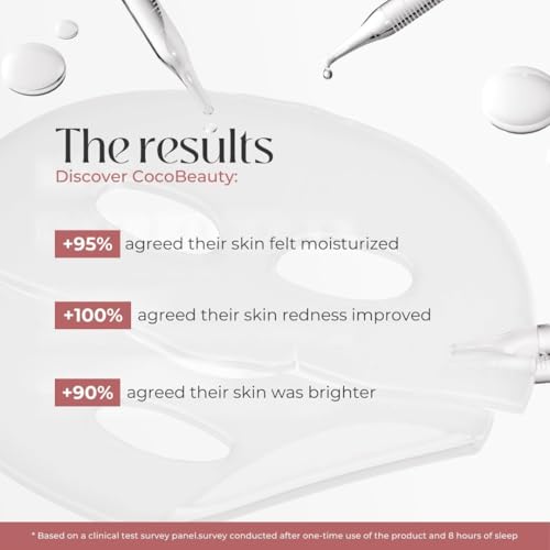 Collagen Sheet Mask ? Hydrating Korean Face Mask for Fine Lines & Anti-Aging, Deep Moisture, Radiant Skin Boost, Bio-Collagen Facial Masks (16 Pack)