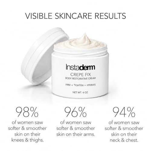 Crepey Skin Firming Body Cream - Anti-Aging Moisturizer for Arms, Legs & Neck