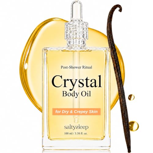 Anti-Aging Body Oil with Vanilla Scent - Hydrating, Non-Greasy Moisturizer - 3.38 fl oz