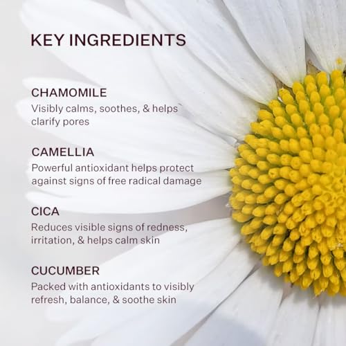 Hydrating Gel Facial Cleanser with Chamomile & Cucumber - Vegan, Sulfate-Free