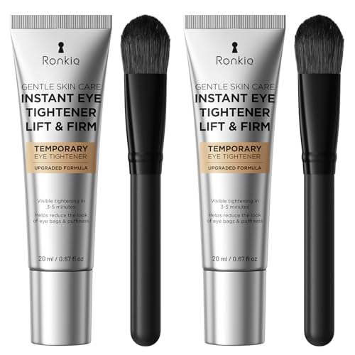 RONKIE Instant Eye Firm Tightener 1.34 oz - Quick Wrinkle & Puffiness Reduction, Pack of 1