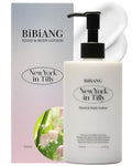 BiBiANG Floral Lily Body Lotion - Hydrating Korean Moisturizer with Shea & Jojoba Oil - 10.82 fl oz