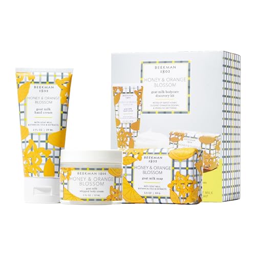Beekman 1802 Goat Milk Bodycare Minis Discovery Kit - Honey & Orange Blossom