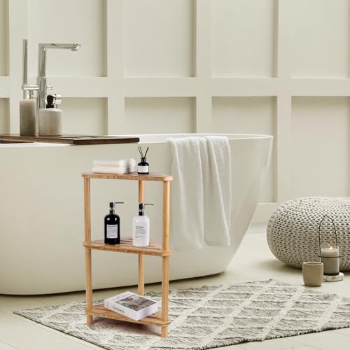GUGIGIP 3-Tier Corner Shower Caddy Stand - Bathroom Organizer Shelf