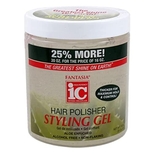 FANTASIA Hair Polish Styling Gel With Sparkle Lites Regular By Fantasia, 16 Ounce
