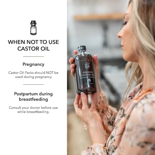 Castor Oil - Organic Cold-Pressed Hexane-Free Skin & Hair Treatment - Amber Bottle - Variation of THIS listing